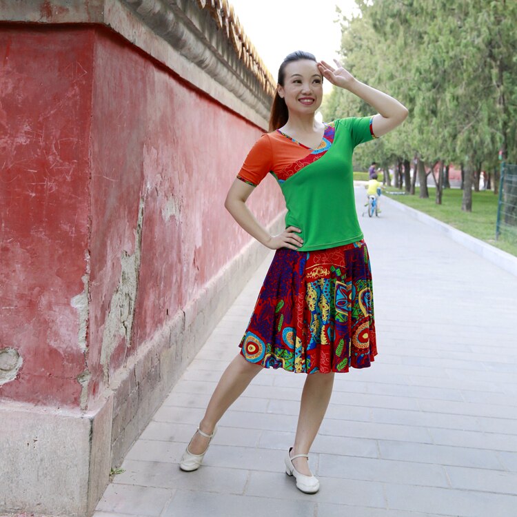 2015年新款杨艺套装兰草莞儿新款藏族民族舞服舞台演出服天下朋友