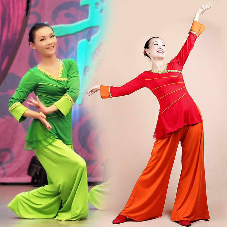 芳之舞服装 广场舞服装秋冬新款 花好月圆 舞蹈服表演演出服廖弟