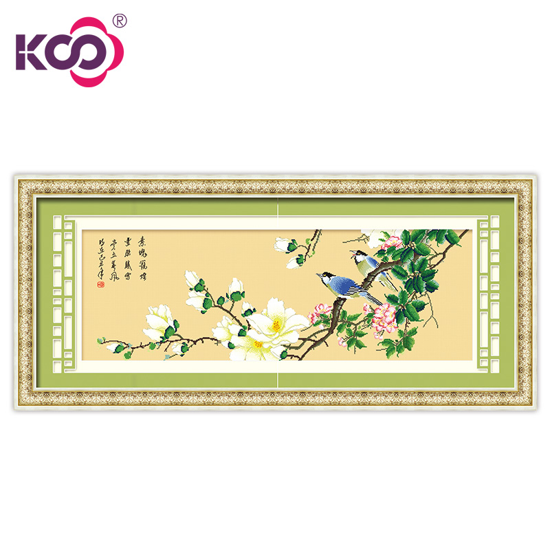 KS Cross stitch Monopoly new pattern accurate printing a living room Restaurant Magnolia Y612307 Chun Yunin the Home Fabric , Stitch & Tools Accessories , Cross Stitch Kit category - from Buy2taobao.com to provide professional Taobao agent buy service