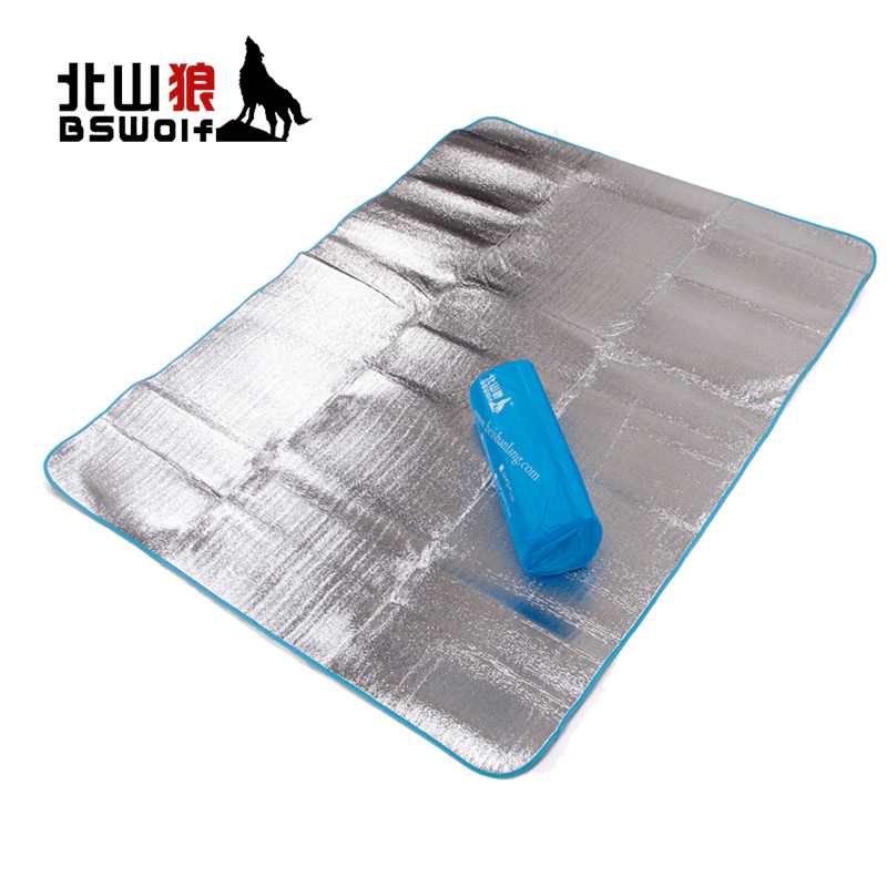 Kitayama Wolf 200*150 aluminum foil Double Moisture-proof pad Picnic mat Mat Outdoor mat thicker CL002in the Outdoor/Mountaineer/Camping/Travel Goods , Moisture-proof pad/Mats/Pillow , Moisture-proof pad category - from Buy2taobao.com to provide professional Taobao agent buy service