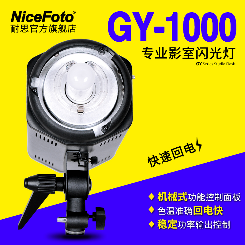 耐思GY-1000W闪光灯摄影灯影楼闪光灯淘宝拍摄灯背景灯在类目 3C数码配件, 单反/单电相机配件, 影棚设备, 影室灯中 - 来自Buy2taobao.com提供专业的淘宝代购服务