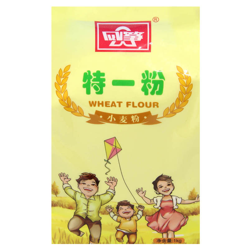【天猫超市】风筝面粉 特一粉1kg 家庭装 包子馒头饼 特质一等粉