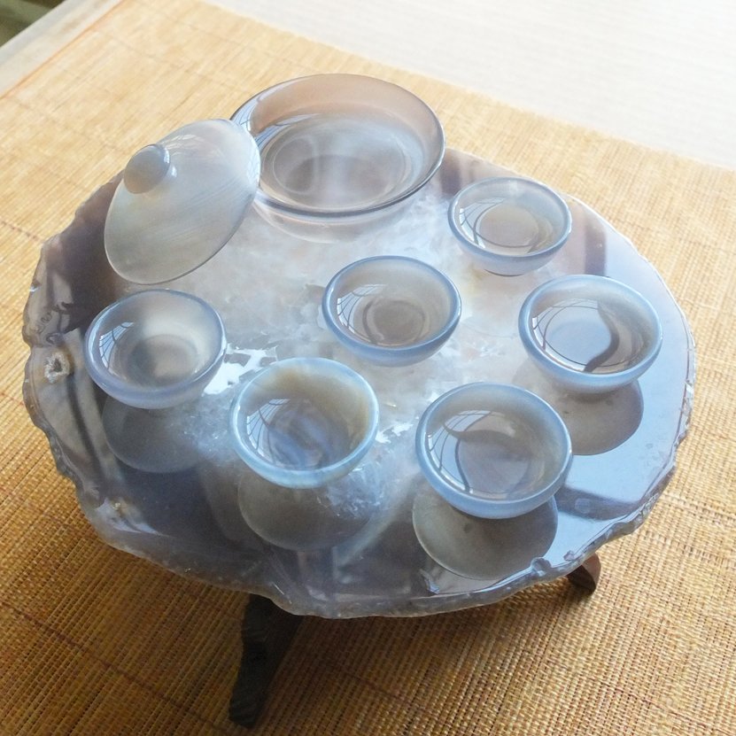 Natural agate tea set Decoration teapot teacup factory Direct selling high-grade Chalcedony glass quality goods Special Offerin the Accessories/Fashion Jewelry, Decoration category - from Buy2taobao.com to provide professional Taobao agent buy service