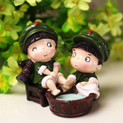 大禹小兵革命爱情系列公仔情侣摆件创意结婚礼物家居装饰品