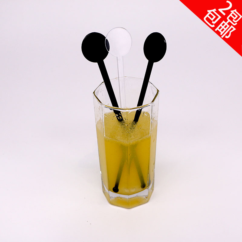 一次性透明黑色圆头搅拌棒塑料调酒器冰沙果汁奶茶拧檬独立包装在类目 厨房/烹饪用具, 厨用小工具/厨房储物, 搅拌棒中 - 来自Buy2taobao.com提供专业的淘宝代购服务