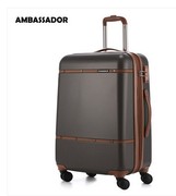 ambassador大使拉杆箱旅行箱女登机复古箱行李箱万向轮密码箱
