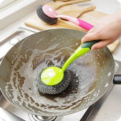 茶花 家用厨房洗碗刷碗清洁球4514 不锈钢锅刷