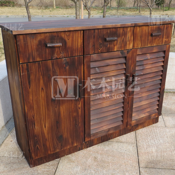 Carbonize Anticorrosive Vestibular Ark outdoors Corridor solid wood Shoe cabinet With drawers Door Lockers a living room TV cabinetin the Residential furniture , Furniture , Furniture hall , Hall cabinet+Shoebox category - from Buy2taobao.com to provide professional Taobao agent buy service