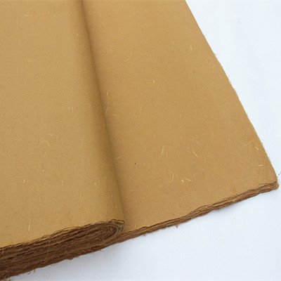 安徽宣纸四尺六尺深仿古纤维云龙加厚皮纸书法创作国画专用包装用