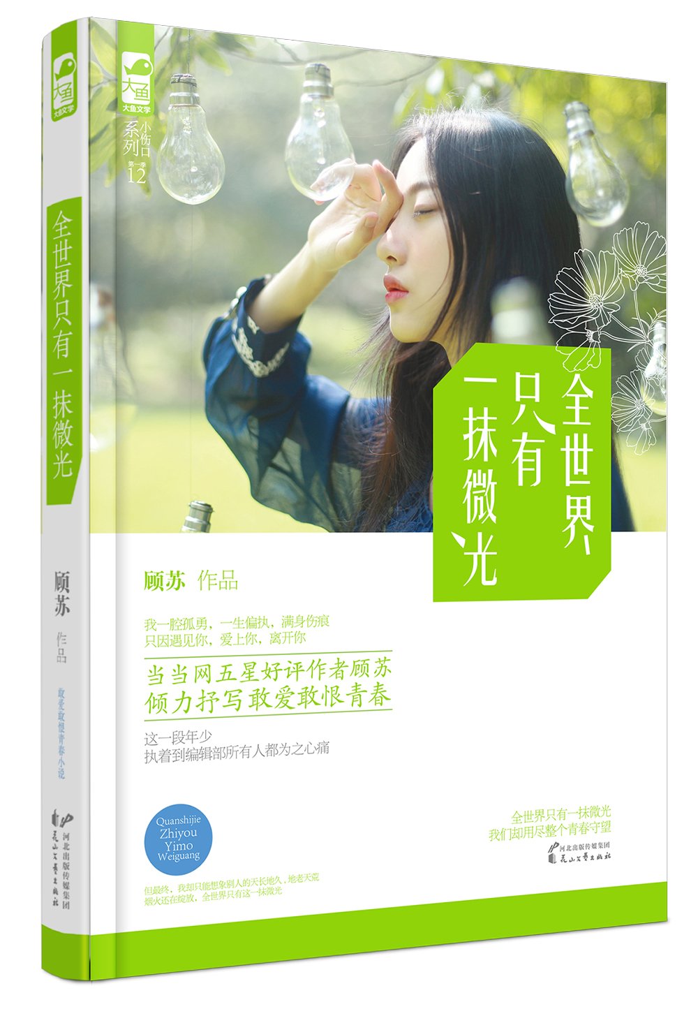 新书包邮 全世界只有一抹微光 顾苏 文艺小清新 一段敢爱敢恨的青春 青春校园爱情小说文学 全世界你最温暖
