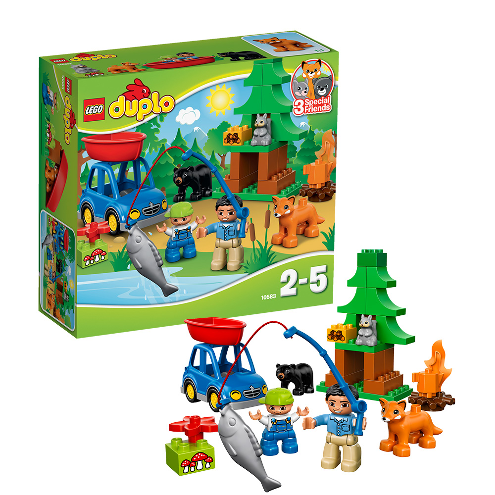 乐高得宝10583森林主题：垂钓之旅LEGO Duplo 早教积木玩具