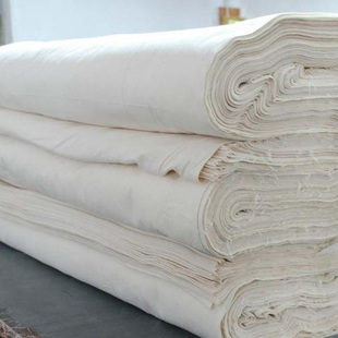 1米一件白胚布(白胚布)立裁柸布白布涤棉布布料抱枕被芯里布装饰里布