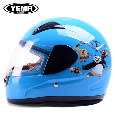 野马儿童头盔男女童可爱宝宝小孩摩托车电动车