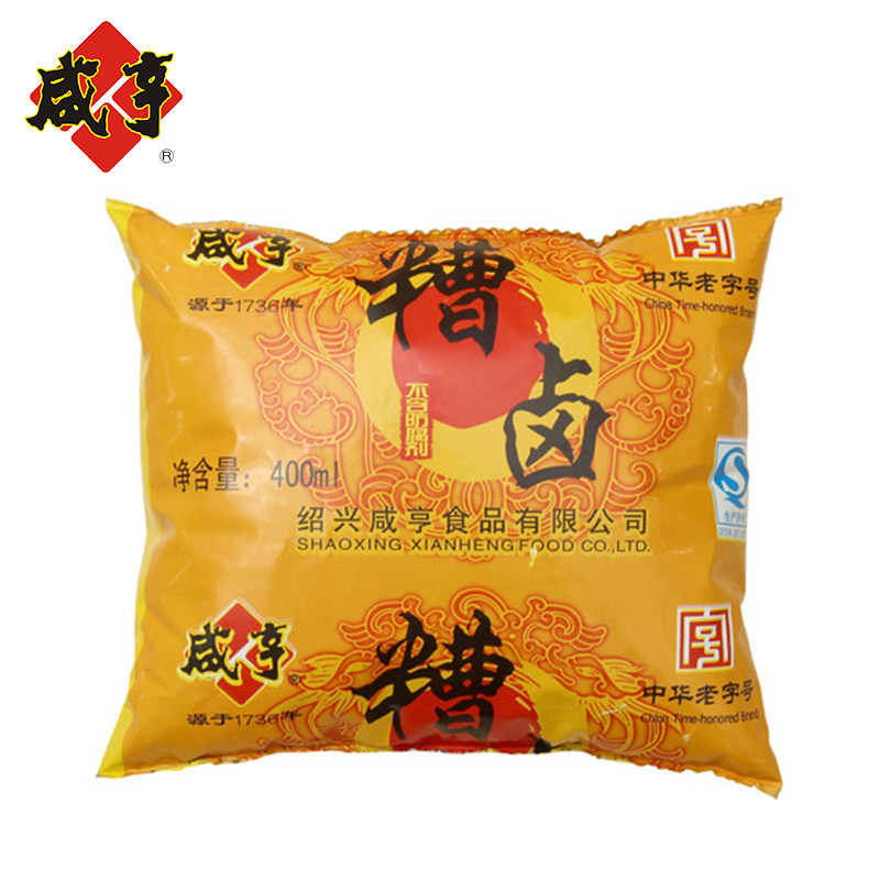 【天猫超市】咸亨 糟卤 400ml 三年陈香糟卤 袋装糟卤 袋装更实惠