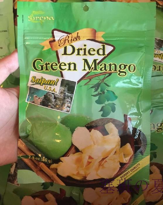 SAIPAN熊猫商场 美国塞班岛代购 绿芒果干 青芒 80g|ruв категории закуски/орехи/специальность, кандирование/унаби/Мэй/сухофрукты, манго - от Buy2taobao.com для оказания профессиональной услуги покупки агента Taobao