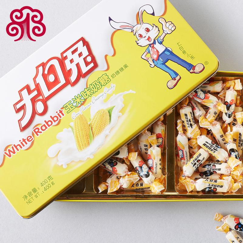 大白兔奶糖玉米味400g上海特产冠生园铁盒礼盒装创意礼物糖果零食在类目 零食/坚果/特产, 糖果零食/果冻/布丁, 糖果中 - 来自Buy2taobao.com提供专业的淘宝代购服务