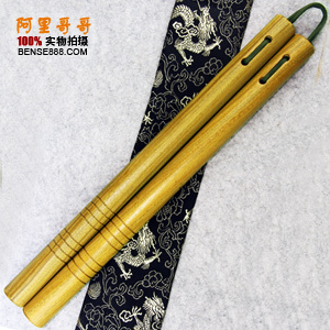 Ali Brother Green Tan Japanese Nunchakus Rope Hardwood Nunchakuin the Sports/Yoga/Fitness/Fans supplies , Taekwondo/Wushu/Fight , Nunchaku category - from Buy2taobao.com to provide professional Taobao agent buy service