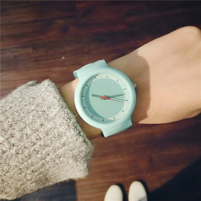 小清新女生高中学生手表简约男韩版韩国ulzza