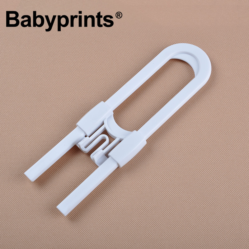 Babyprints宝宝安全锁儿童防护橱柜锁隐藏开关设计可伸缩2个装
