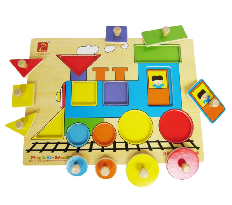 Locomotive Grasping board Early education kindergarten Teaching aids children Puzzle wooden Toys Early education cognition Jigsaw puzzlein the Toy/Childs/Puzzle/Building block/Model , Beads/Jigsaw/Pair/Disassembly/Beat Toy , Jigsaw/Puzzle category - from Buy2taobao.com to provide professional Taobao agent buy service