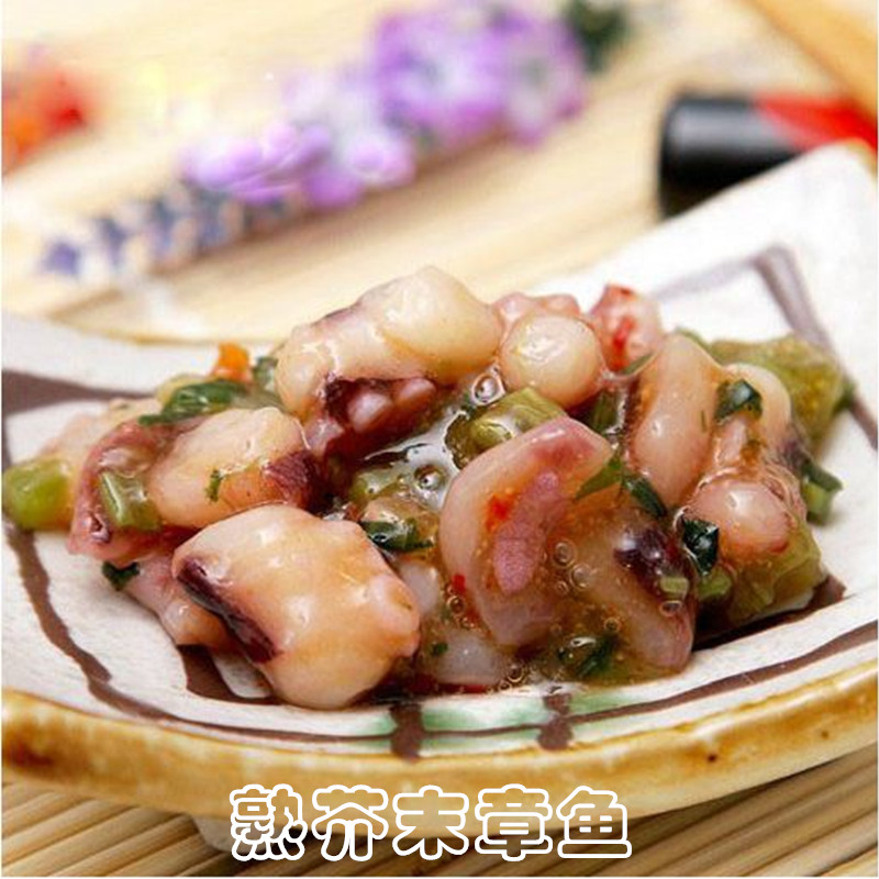 加热芥末章鱼 日韩料理 寿司材料 调味食品 冷冻即食海鲜500g在类目 水产肉类/新鲜蔬果/熟食, 海鲜/水产品/制品, 章鱼, 冷冻章鱼中 - 来自Buy2taobao.com提供专业的淘宝代购服务