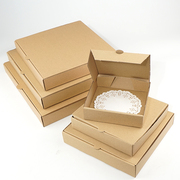 加硬披萨盒5/6/7/8/9/10/12寸瓦楞空白打包盒批萨盒外卖盒匹萨盒