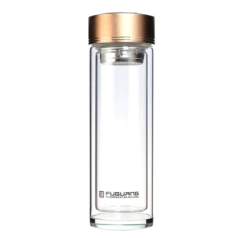 Tomimitsu double-deck crystal glass Zona pellucida originality Filtered water glass 350ML Portable Leak proof customizedin the Tableware , Cup/Cups/Kettle , Glass category - from Buy2taobao.com to provide professional Taobao agent buy service