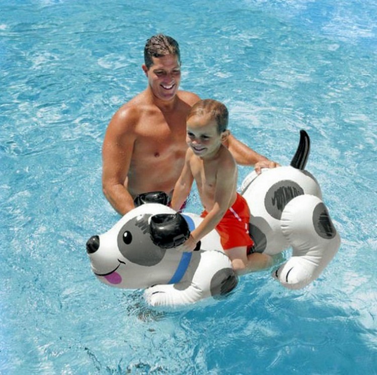 INTEX Dalmatians modelling Mounts children Swimming ring Child inflation Mounts Aquatic Toys Drifting boatin the Toy/Childs/Puzzle/Building block/Model , Swimming pool/Water toys , Baby/Children love handles category - from Buy2taobao.com to provide professional Taobao agent buy service