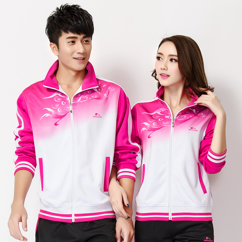 晋冠大码运动套装长袖中老年佳木斯运动服男女健身操广场舞服装