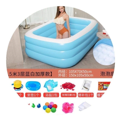圆筒洗澡可折叠泡澡桶双人情侣，浴桶可加热方形便携式游泳木桶