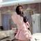 上下架计划:2014冬季新款女 韩版时尚连帽加绒卫衣系带收腰显瘦连衣裙N73