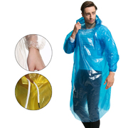 户外防水6丝，加厚款一次性雨衣旅行便携折叠雨衣防雨