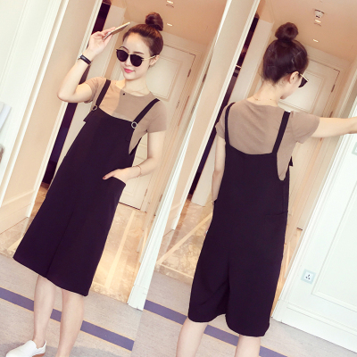 Bib Set summer 2017 new pattern Korean Edition Loose sling Wide leg pants Boxiaoxiang fashion Two piece setin the Women's clothing/Boutique , Large size women category - from Buy2taobao.com to provide professional Taobao agent buy service