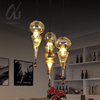 餐厅灯吊灯三头现代简约水晶灯，时尚创意吊灯厨房吧台灯饰灯具