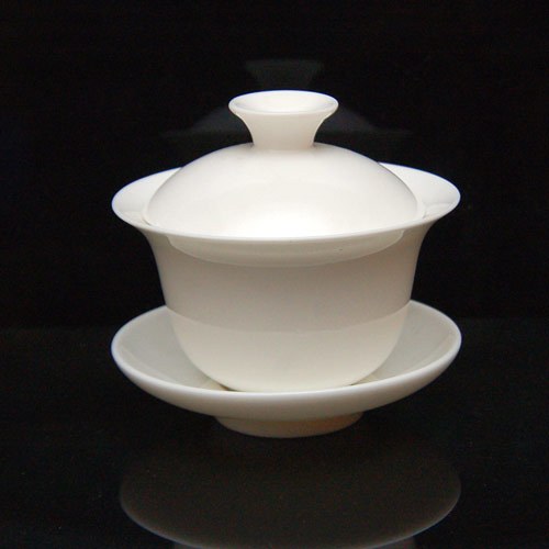 high-grade White Ceramic tureen White tea preparation 3.2 Chahai Kung Fu Tea Three talents White tea bowl White covered bowlin the Tableware , Tea set , Tureen category - from Buy2taobao.com to provide professional Taobao agent buy service