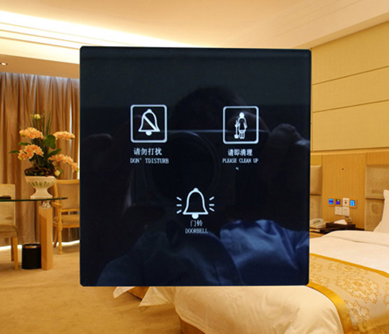 酒店宾馆客房电子门牌门显智能触摸门铃开关86勿扰清理稍后可定制在类目 电子/电工, 开关, 门铃开关中 - 来自Buy2taobao.com提供专业的淘宝代购服务