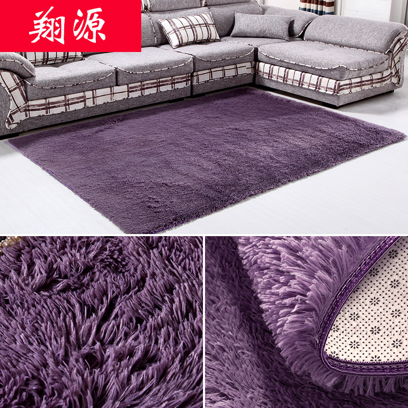 宜家客厅地毯现代简约卧室满铺茶几地毯家用榻榻米地毯床边垫定制