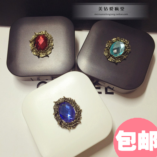 个性复古近视隐形眼镜盒简约美瞳盒子单个带镜子便携双联盒伴侣盒在类目 ZIPPO/瑞士军刀/眼镜, 眼镜配件、护理剂, 隐形眼镜伴侣盒中 - 来自Buy2taobao.com提供专业的淘宝代购服务