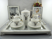 咖啡杯套装欧式茶具咖啡具，英式下午茶高档陶瓷杯，具样板房茶具