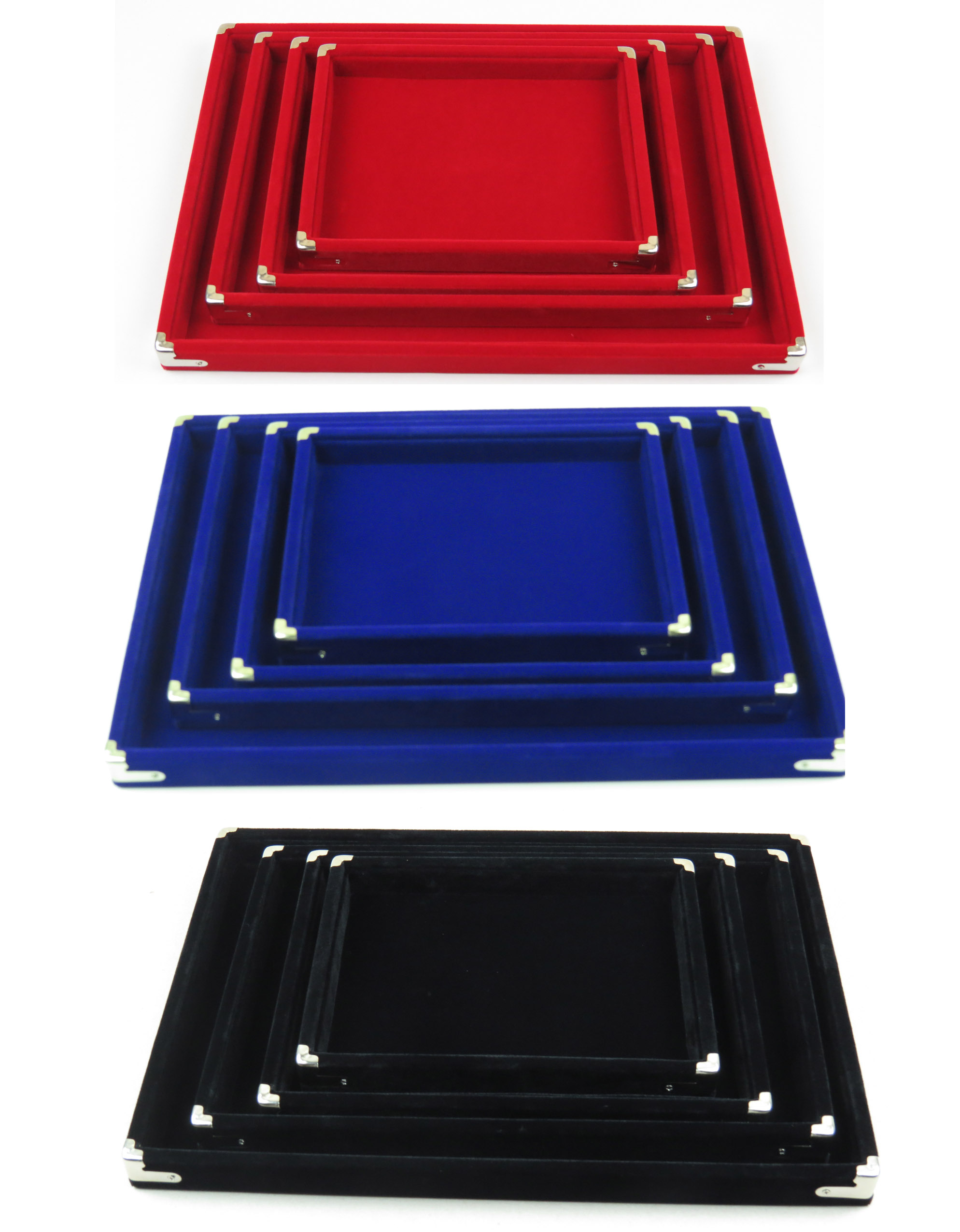 高档珠宝看货盘红黑蓝绒木托盘首饰品道具展示挑货盘双面选货空盘|ruв категории Украшения,ювелирные изделия, украшения для хранения, дисплей ювелирных изделий - от Buy2taobao.com для оказания профессиональной услуги покупки агента Taobao