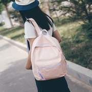 双肩包女士背包电脑包复古休闲学院风韩版学生书包女PU皮旅行潮包
