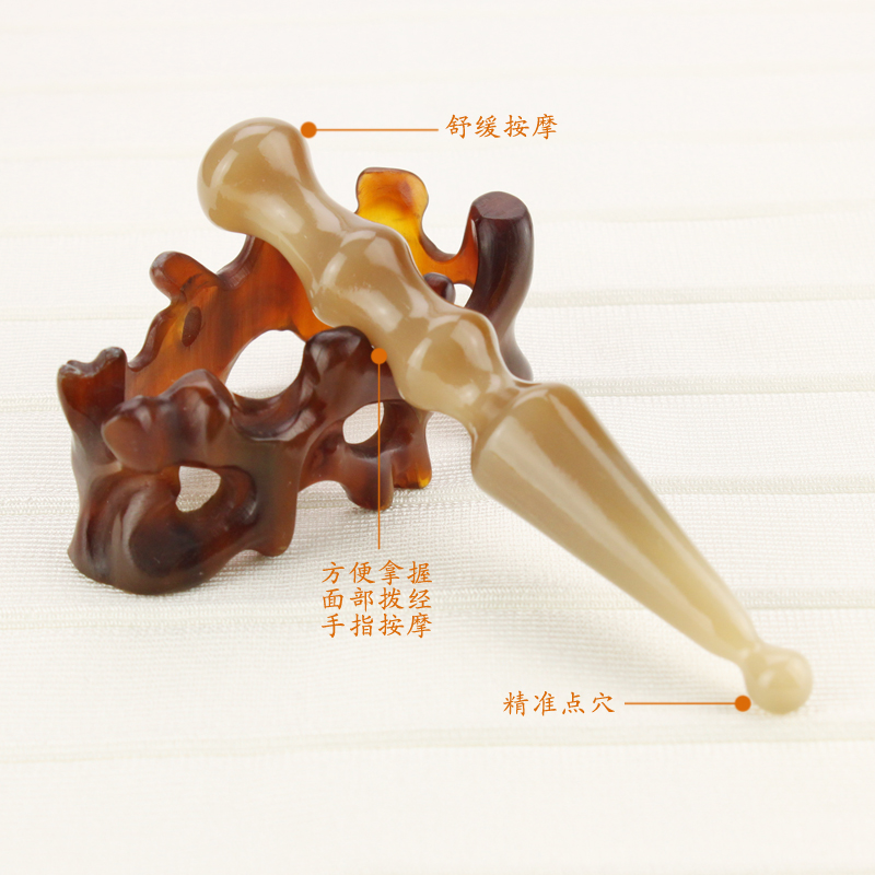 角緣正品白水牛角點穴筆多功能按摩筆眼部撥筋棒面部棒在類目 家庭/個人清潔工具, 個人洗護清潔用具, 梳子/便攜用鏡, 梳子/化妝梳/按摩梳中 - 來自Buy2taobao.com提供專業的淘寶代購服務