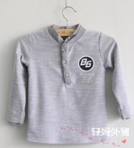 上下架计划:冲钻特价！HM外贸童装男童圆领全棉长袖T恤宝宝小童上衣