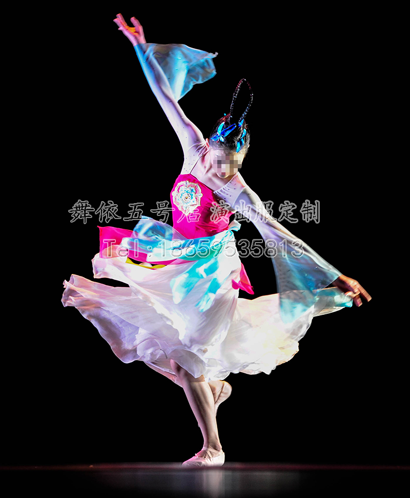 Manufactor Taoli Classical dance Free Orchids dance costume stage perform clothing Customized new pattern whitein the Women's clothing/Boutique , Costume/National costume/Stage costumes , National costume/Costumes category - from Buy2taobao.com to provide professional Taobao agent buy service