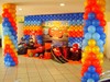 生日派对策划汽车总动员主题气球装饰宝宝宴场地布置小丑魔术表演