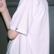 PURE STD SS17男女同款纯棉短袖日系纯白圆领打底衫 叶子刺绣T恤