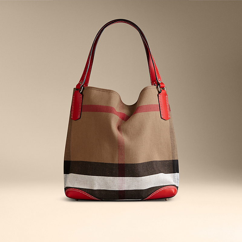 burberry plaid tote