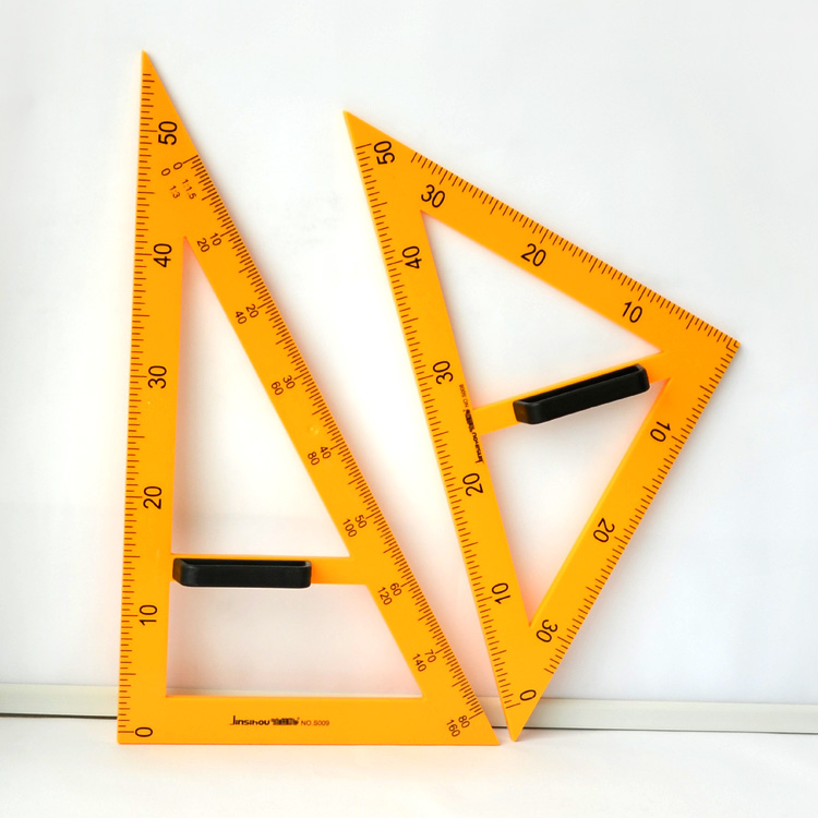 teaching Triangle Plastic Kit 50cm Triangle ruler Large teacher right angle Twoin the Electronic Dictionary/Electronic paper book/Stationery , Drawing measurement products , Various types of foot/Triangle category - from Buy2taobao.com to provide professional Taobao agent buy service