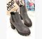 上下架计划:Lshoes秋冬新品侧拉链防水台高跟粗跟欧美短靴圆头加绒冬靴及踝靴