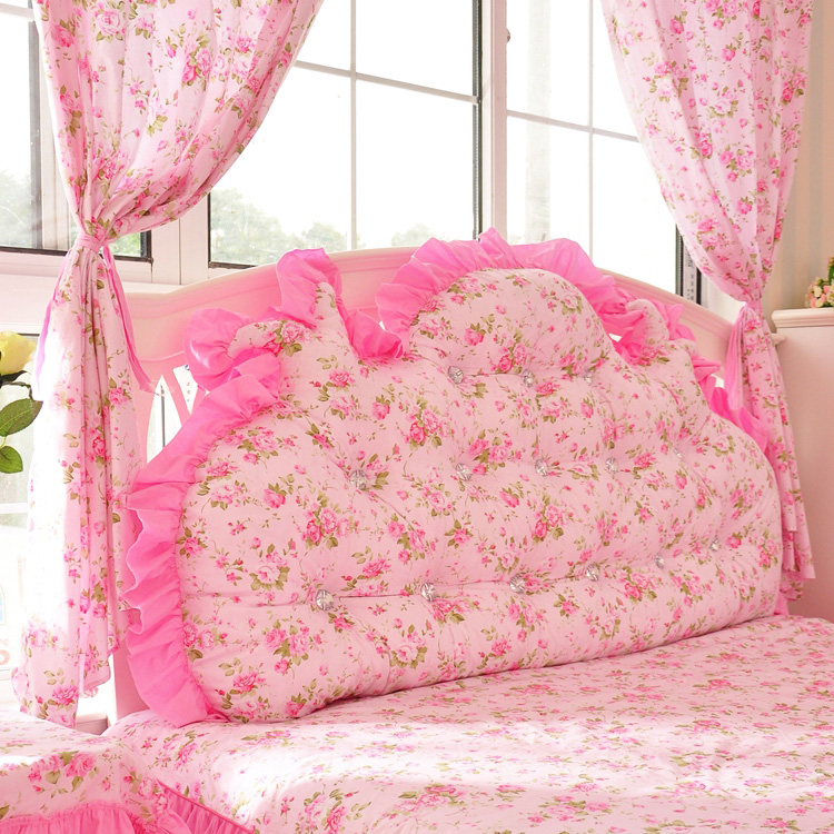 princess Bedside backrest Cotton Cushion pure cotton The bed Double Pillow Containing core Dream Garden Philin the Home Fabric , Pillow/Pillow category - from Buy2taobao.com to provide professional Taobao agent buy service
